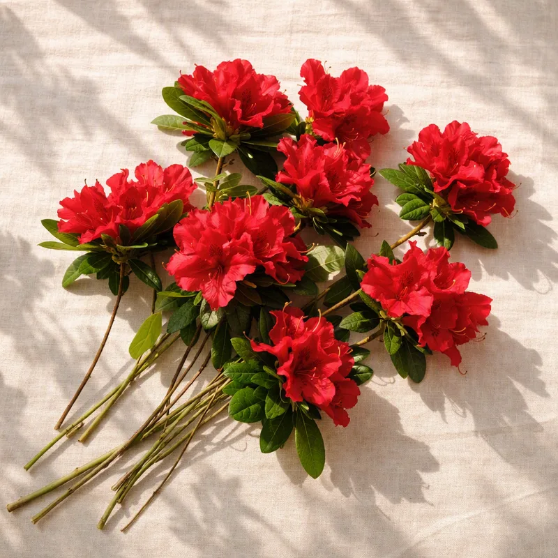 Azalée - rouge - image 4