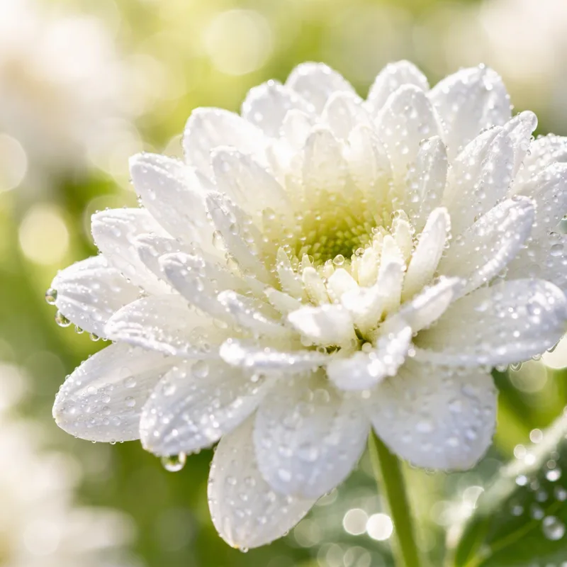 Chrysanthème - blanc