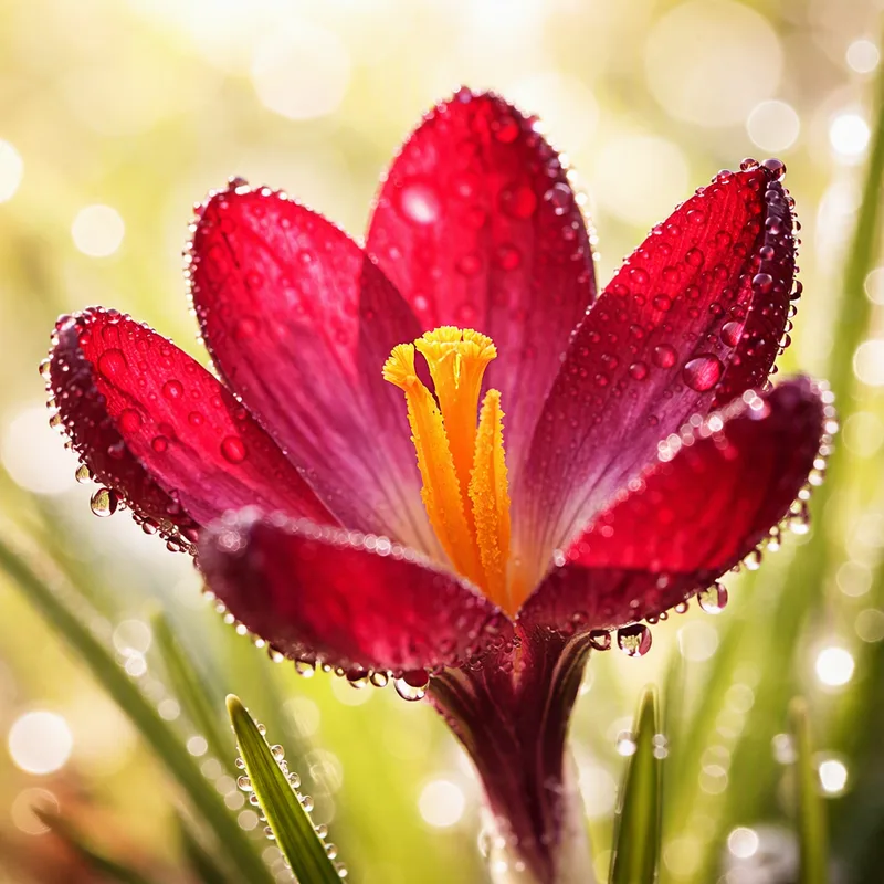 Crocus - rouge