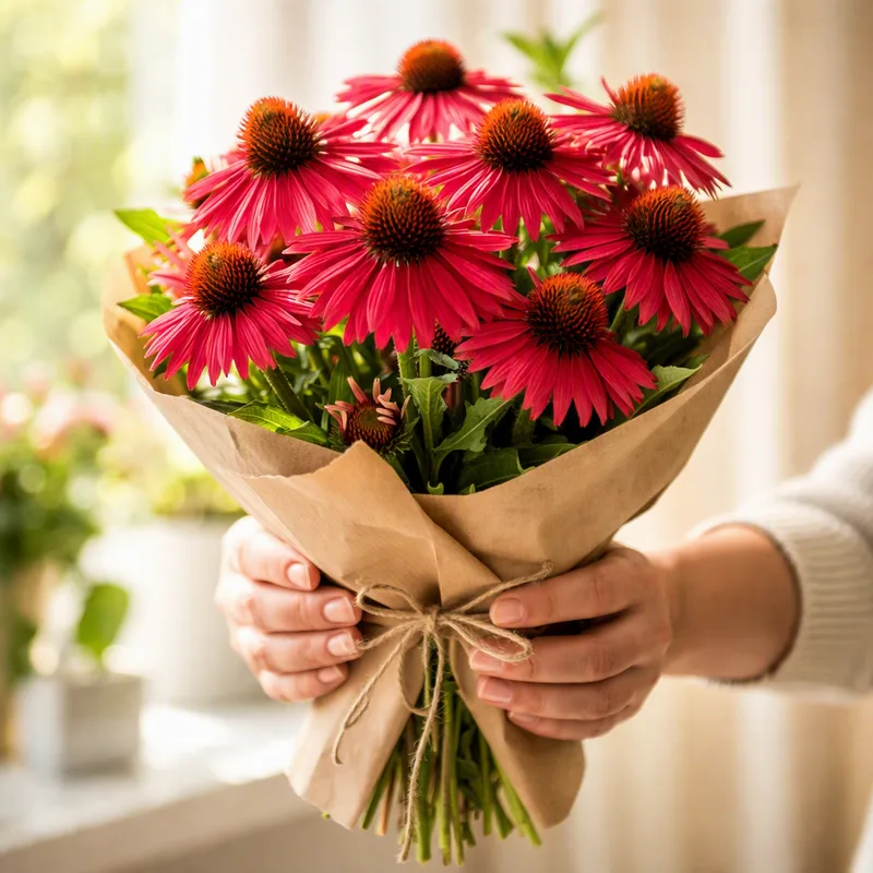 Échinacée pourpre - rouge - image 3