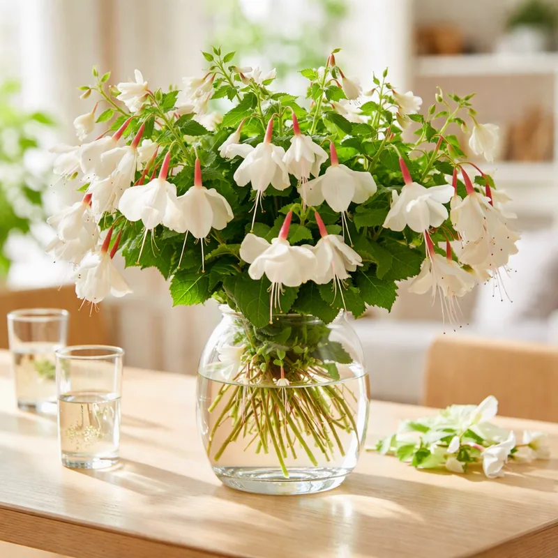 Fuchsia - blanc - image 2