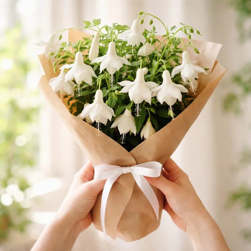 Fuchsia - blanc - image 3