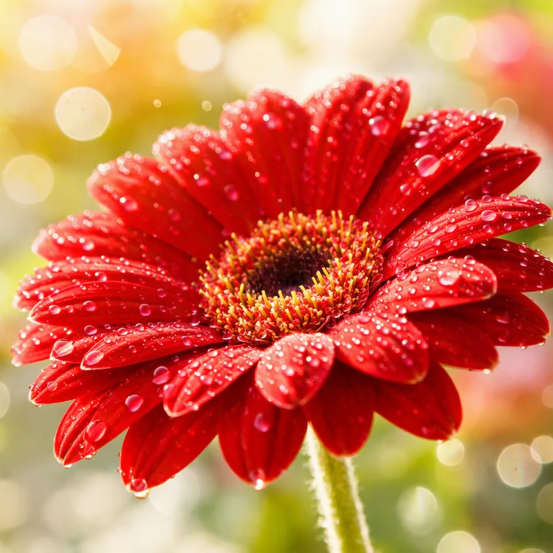 Gerbera - rouge
