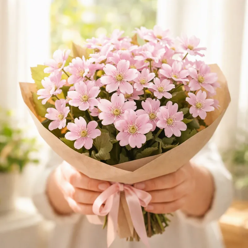 Hépatique - rose - image 3