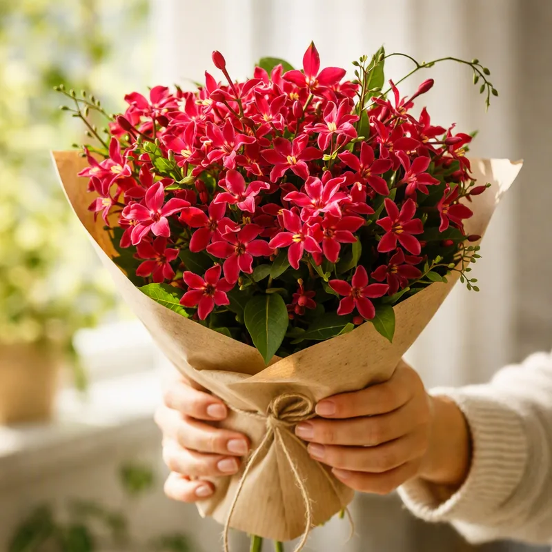Jasmin - rouge - image 3