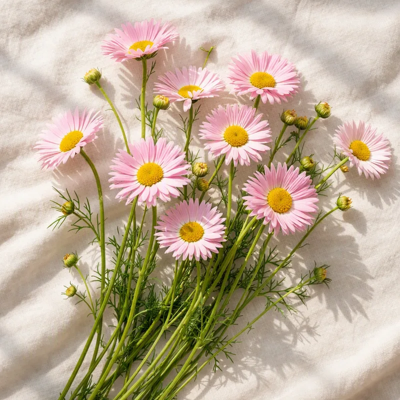 Marguerite des prés - rose - image 4