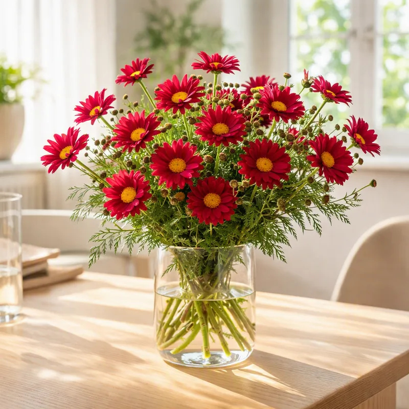 Marguerite - rouge - image 2