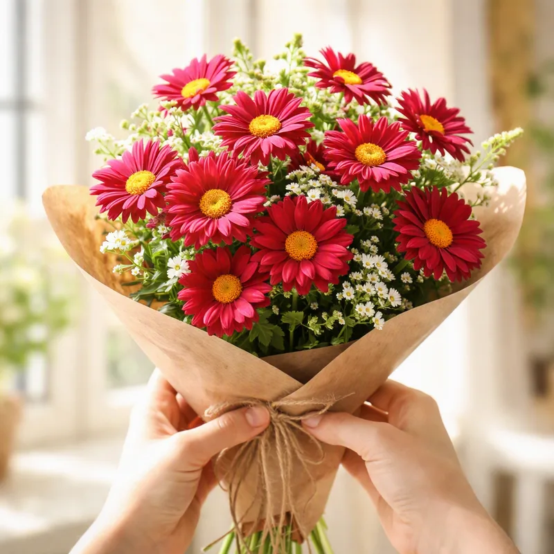 Marguerite - rouge - image 3