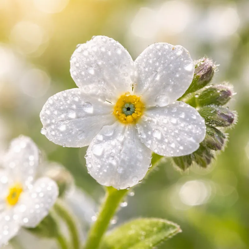 Myosotis - blanc