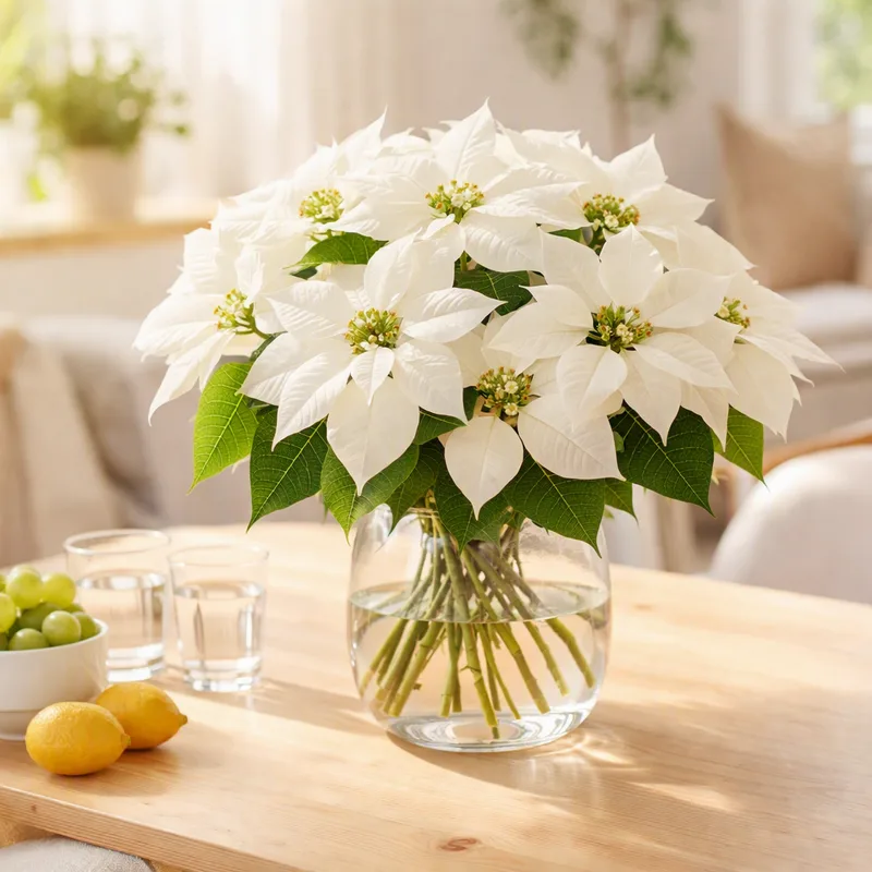 Poinsettia - blanc - image 2