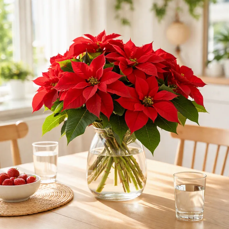 Poinsettia - rouge - image 2