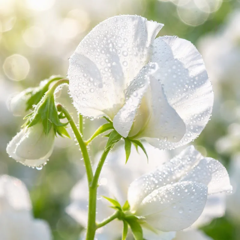 Pois de senteur - blanc