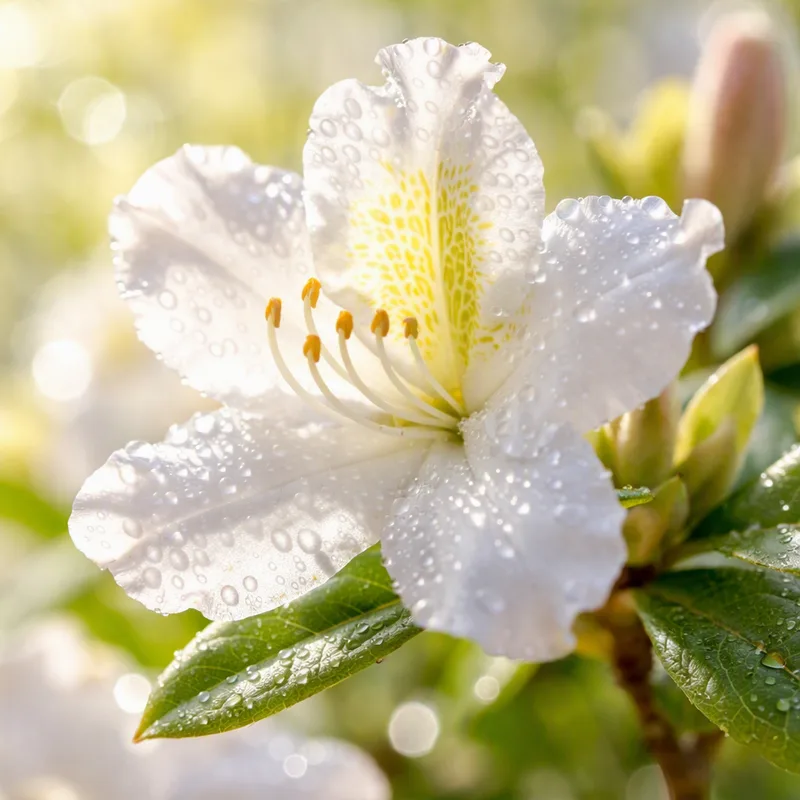Rhododendron - blanc