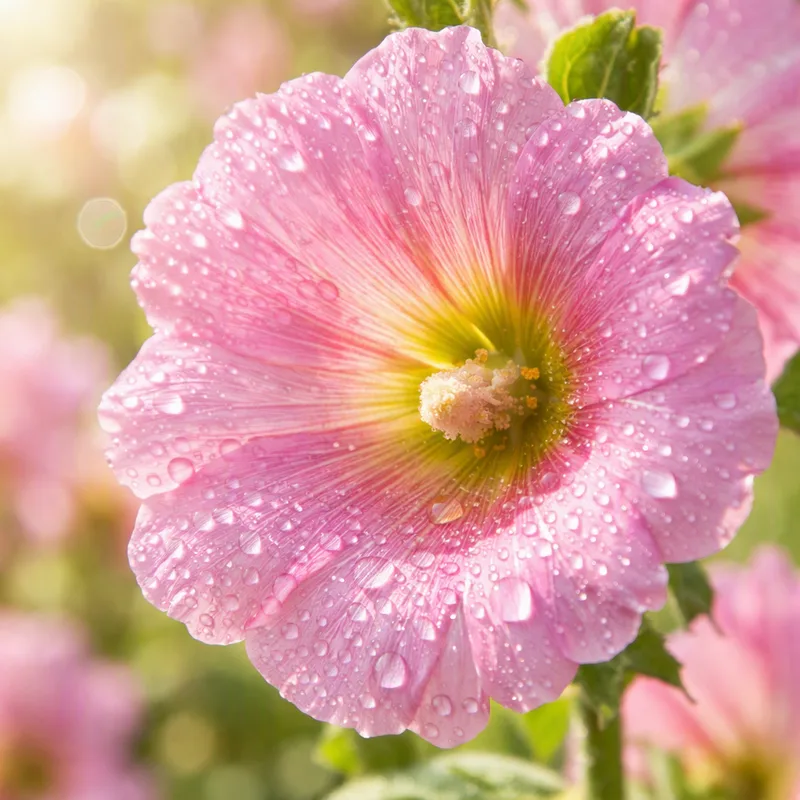 Rose trémière - rose