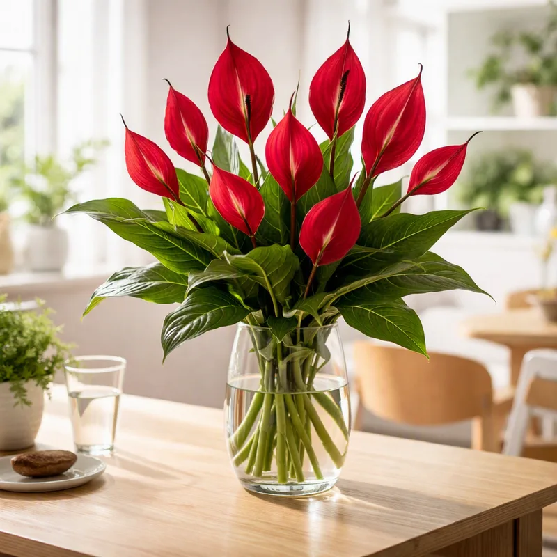 Spathiphyllum - rouge - image 2