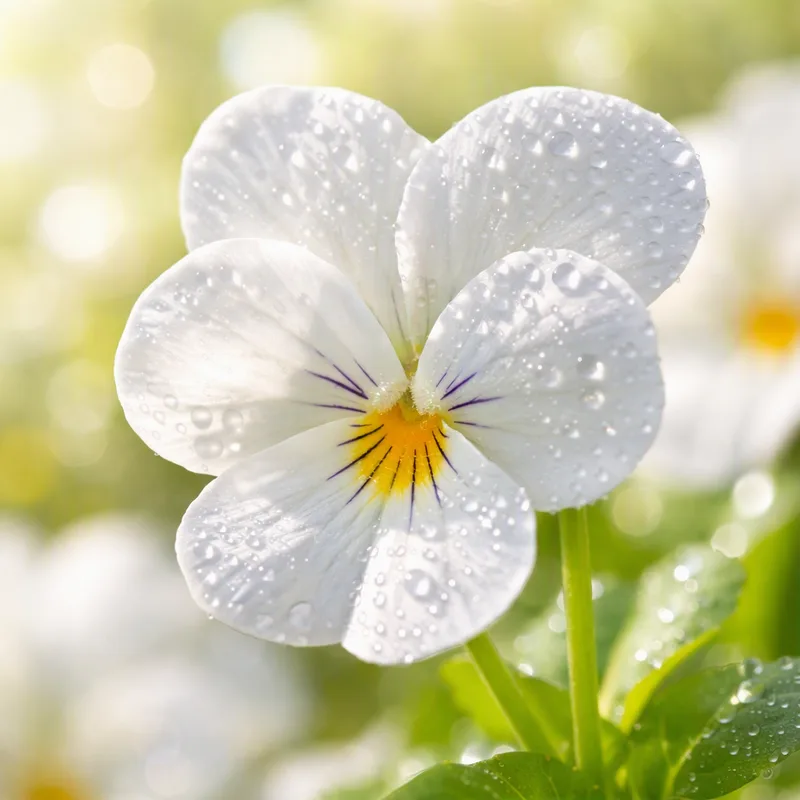Violette - blanc