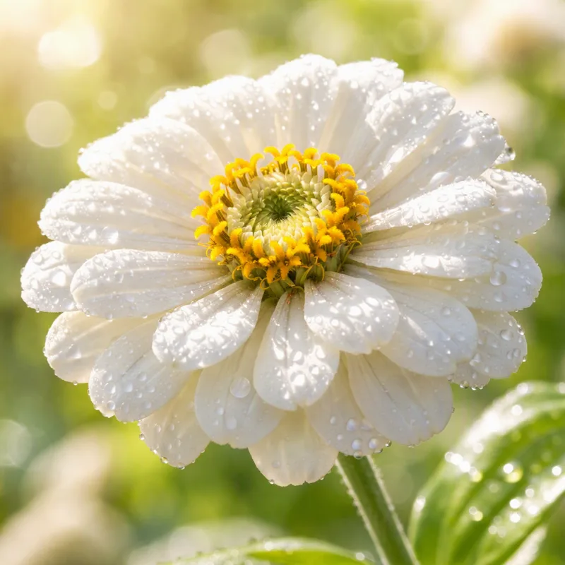 Zinnia - blanc